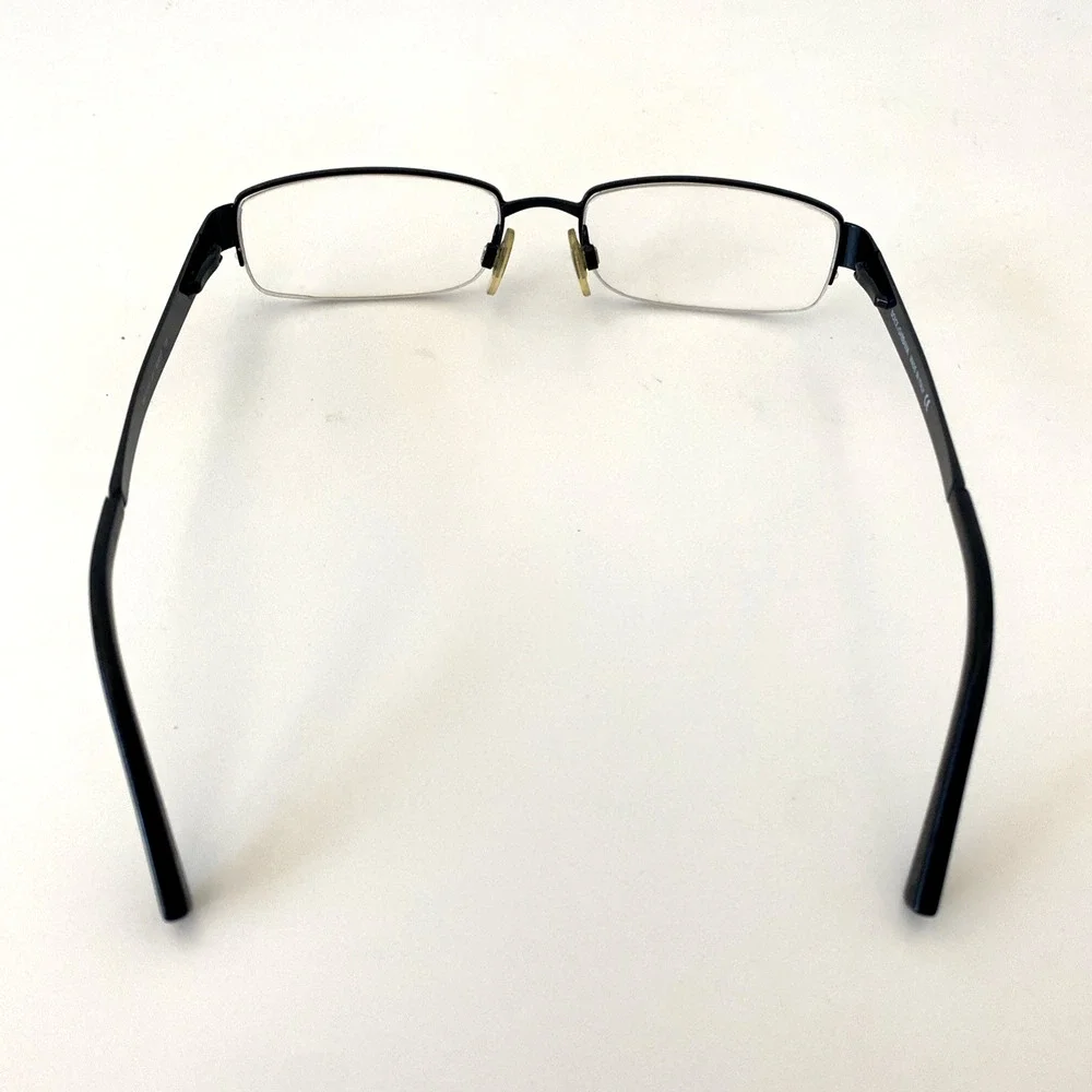 Dolce & Gabbana Eyeglasses Rectangular Half Rim Black DG 1110 01 52 17 135